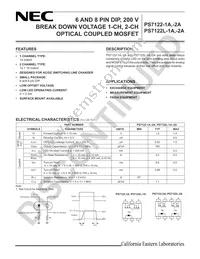 PS7122L-2A-A Datasheet Cover
