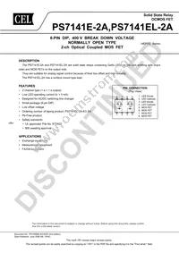 PS7141E-2A-A Datasheet Cover