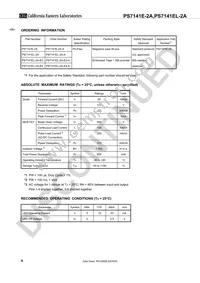 PS7141E-2A-A Datasheet Page 4
