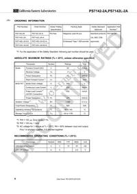 PS7142L-2A-E4-A Datasheet Page 4