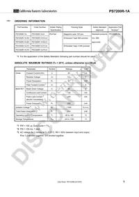 PS7200R-1A-L-A Datasheet Page 3