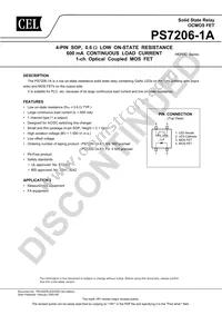 PS7206-1A-F3-A Datasheet Cover