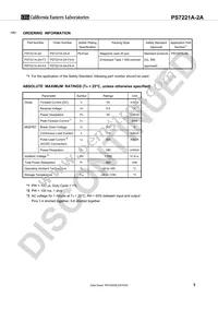 PS7221A-2A-F3-A Datasheet Page 3