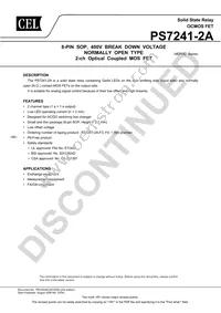 PS7241-2A-F4-A Datasheet Cover