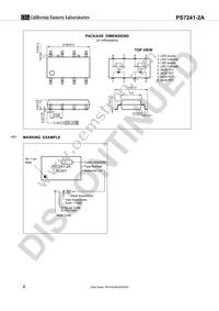 PS7241-2A-F4-A Datasheet Page 2
