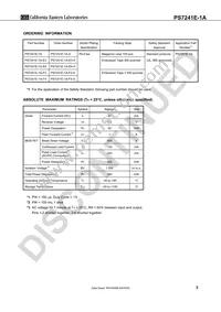 PS7241E-1A-F3-A Datasheet Page 3