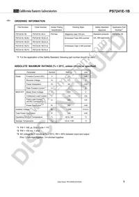 PS7241E-1B-F3-A Datasheet Page 3