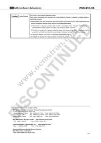 PS7241E-1B-F3-A Datasheet Page 13