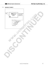 PS7342L-1A-E3-A Datasheet Page 3