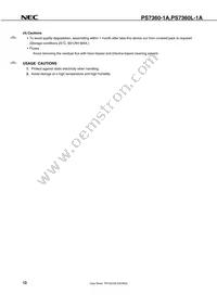 PS7360L-1A-V-E3-A Datasheet Page 14