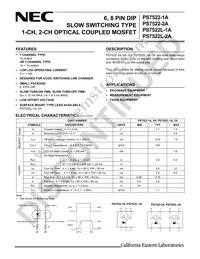 PS7522-2A Datasheet Cover