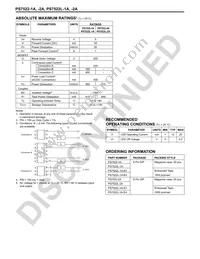 PS7522-2A Datasheet Page 2