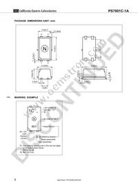 PS7801C-1A-A Datasheet Page 2