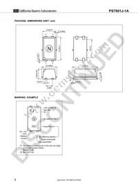 PS7801J-1A-F3-A Datasheet Page 2