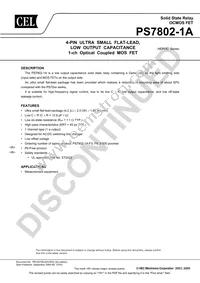 PS7802-1A-F3-A Datasheet Cover