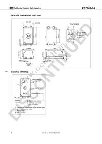 PS7802-1A-F3-A Datasheet Page 2
