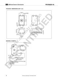 PS7802B-1A-A Datasheet Page 2
