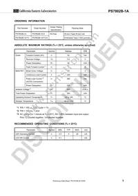 PS7802B-1A-A Datasheet Page 3