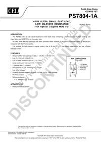 PS7804-1A-F3-A Datasheet Cover