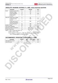 PS7904-1A-A Datasheet Page 3