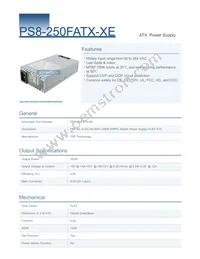 PS8-250FATX-XE Datasheet Cover