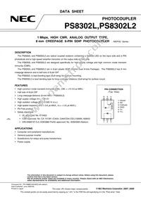 PS8302L-AX Datasheet Cover