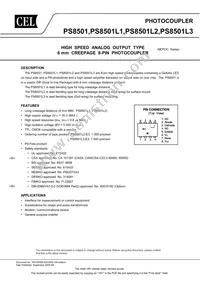 PS8501L1-AX Datasheet Cover