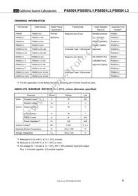 PS8501L1-AX Datasheet Page 5