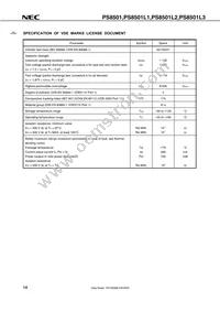 PS8501L3-AX Datasheet Page 14