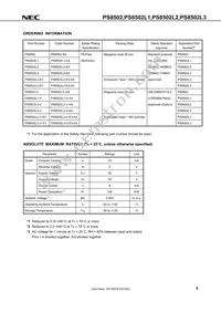PS8502L2-V-E3-AX Datasheet Page 5