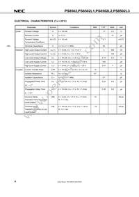 PS8502L2-V-E3-AX Datasheet Page 6