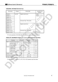 PS8601L-E3-A Datasheet Page 5