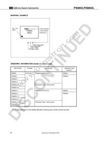 PS8602L-F3-A Datasheet Page 4