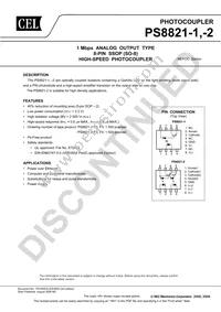 PS8821-2-F3-A Datasheet Cover