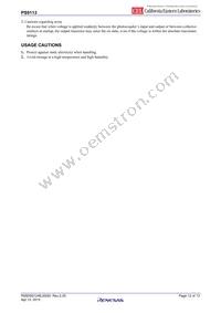 PS9113-F3-AX Datasheet Page 12