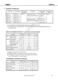 PS9114-F3-A Datasheet Page 3