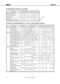 PS9115-F3-AX Datasheet Page 4
