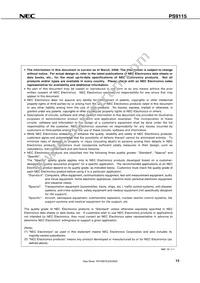 PS9115-F3-AX Datasheet Page 13