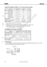 PS9122-AX Datasheet Page 4