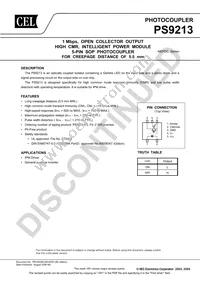 PS9213-F3-A Datasheet Cover