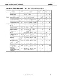 PS9214-F3-A Datasheet Page 5