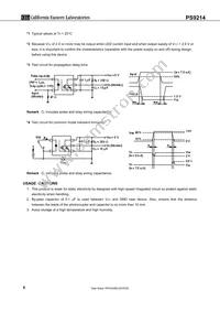 PS9214-F3-A Datasheet Page 6