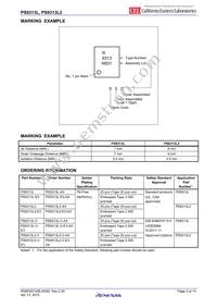 PS9313L2-AX Datasheet Page 3