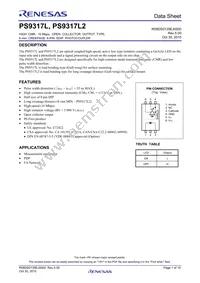 PS9317L2-AX Datasheet Cover