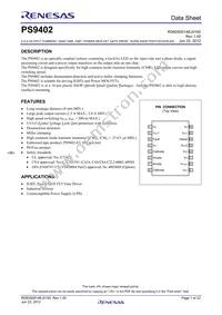 PS9402-V-AX Datasheet Cover
