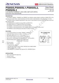 PS9505L3-E3-AX Datasheet Cover