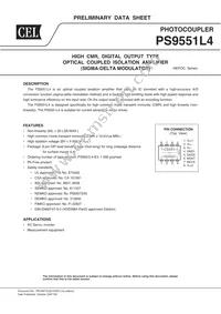 PS9551L4-AX Datasheet Cover