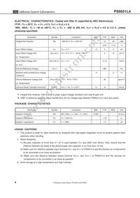 PS9551L4-AX Datasheet Page 6