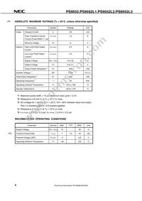 PS9552L3-AX Datasheet Page 6