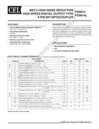 PS9614L-E4-A Datasheet Cover